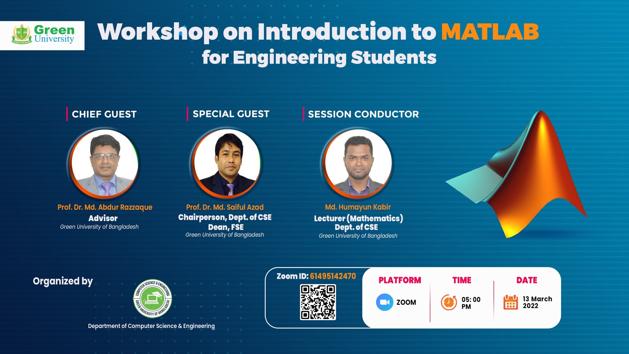 Workshop on Introduction to MATLAB for Engineering Students