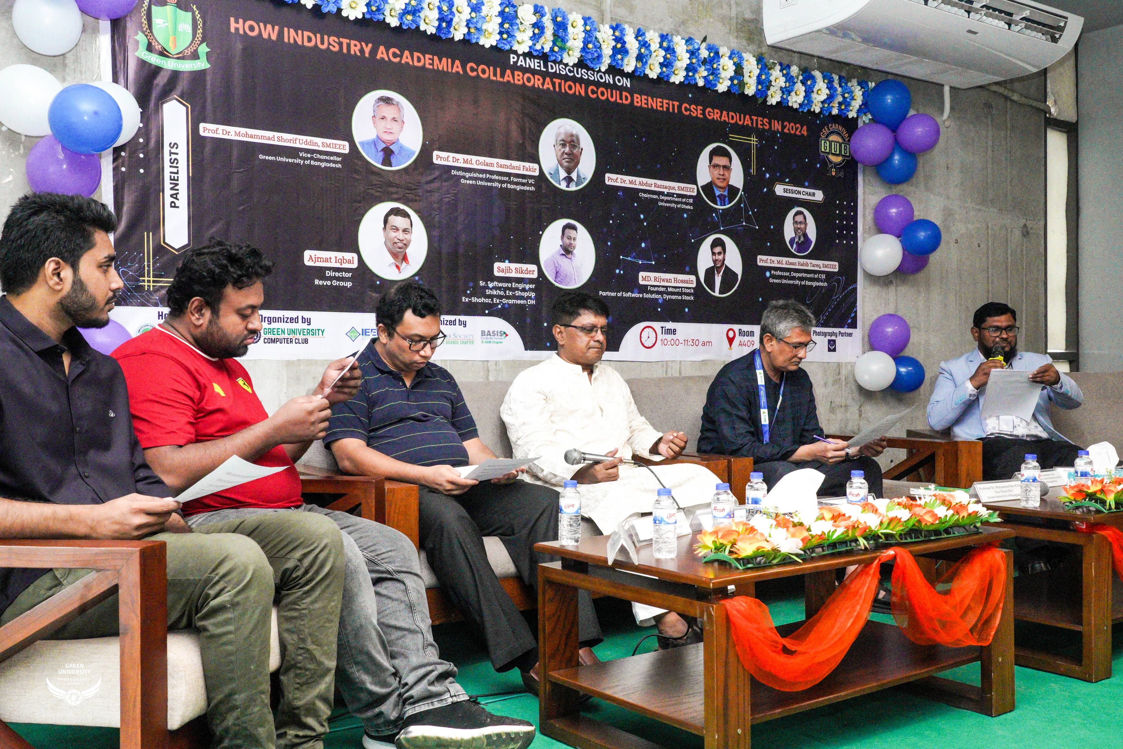 GUB CSE Carnival 2024: Panel Discussion: How Industry Academia Collaboration Could Benefit CSE Graduates in 2024