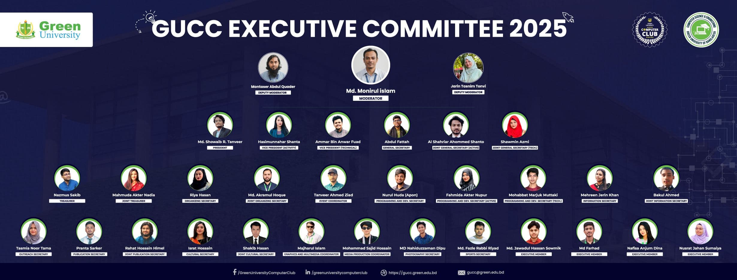 Announcement of GUCC Executive Committee 2025