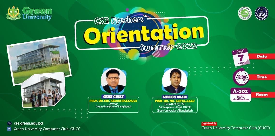 CSE Freshers' Orientation Summer 2022