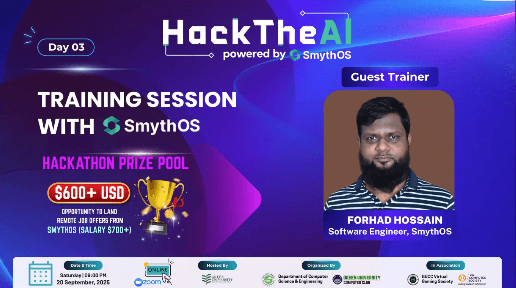 HackTheAI Training Session with SmythOS - Day 03