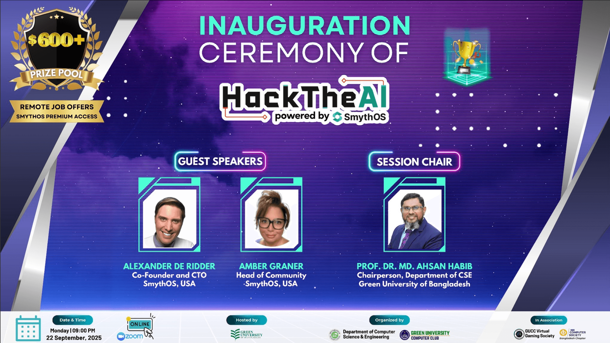 Inauguration Ceremony of HackTheAI powered by SmythOS