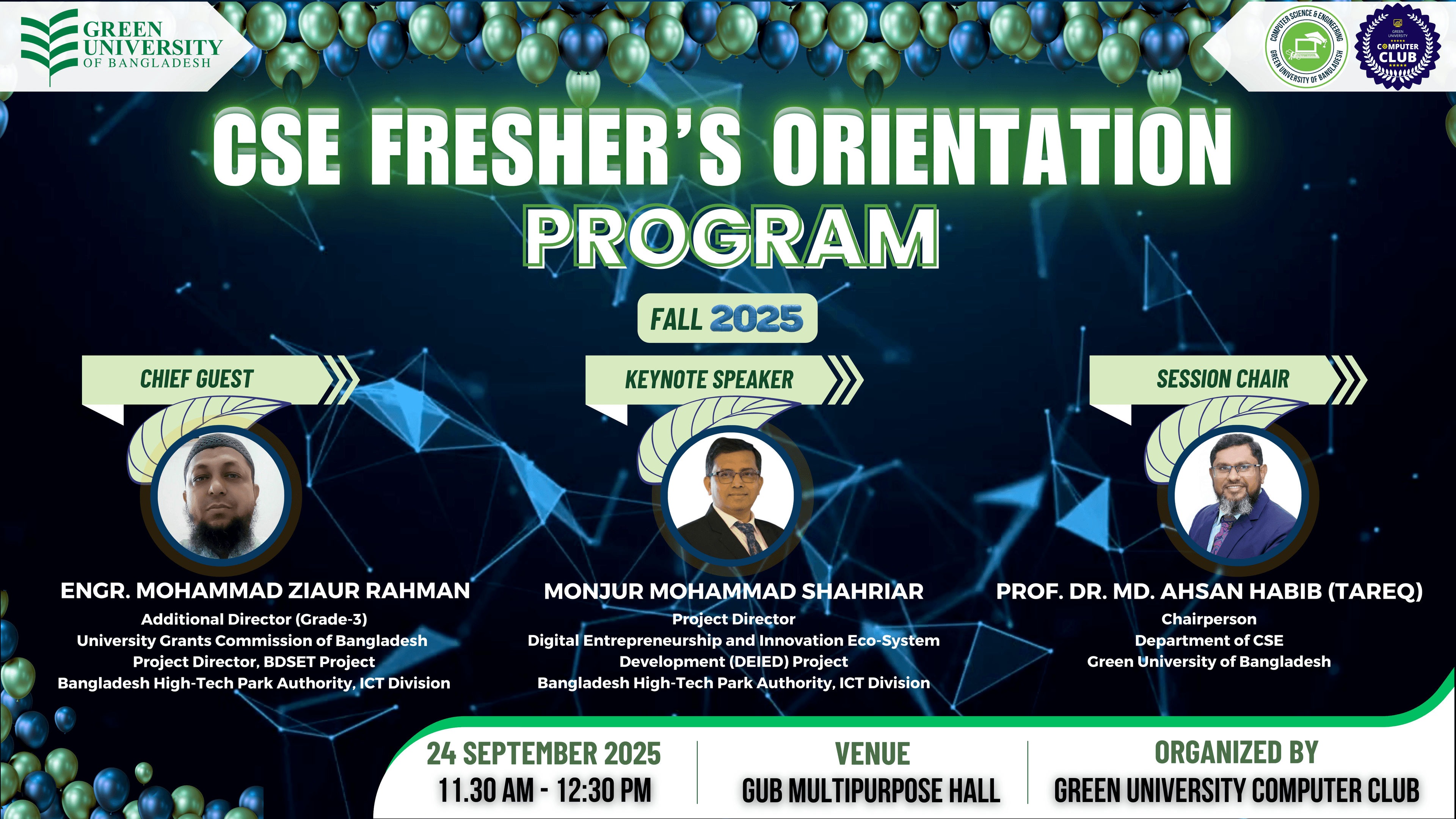 CSE Fresher's Orientation Fall 2025