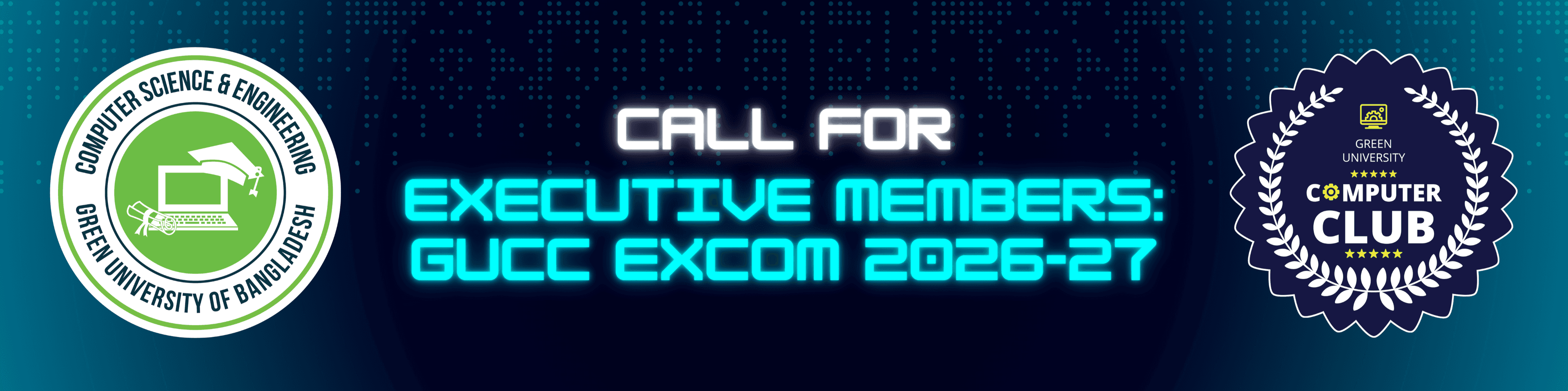 Call for Executive Members: GUCC ExCom 2026-27